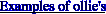 Examples of ollie's